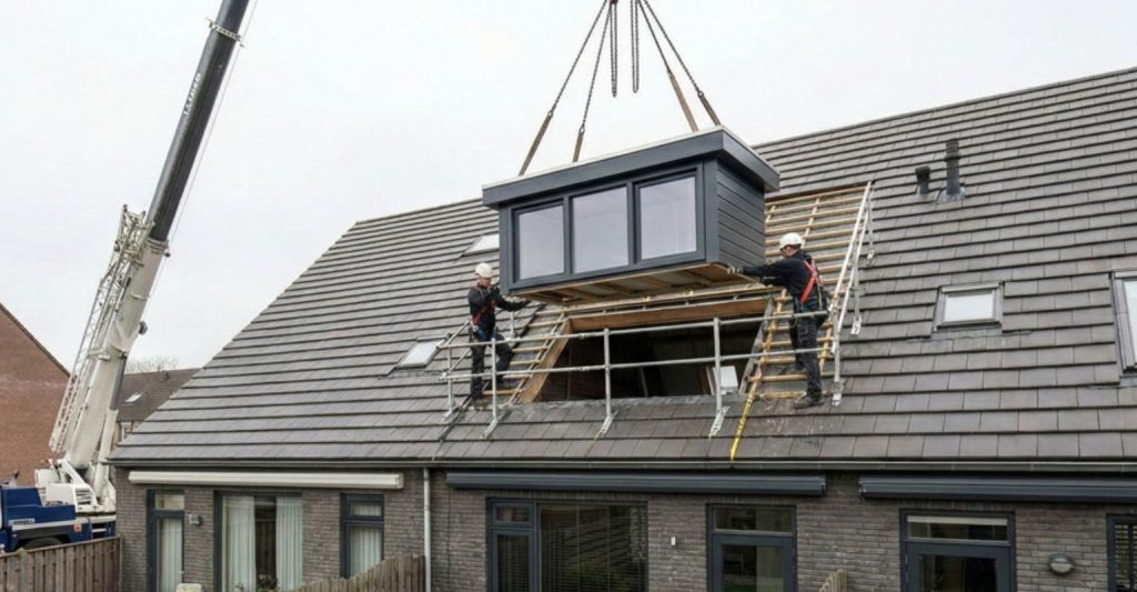 Dakkapel in Dordrecht - Prefab dakkapel